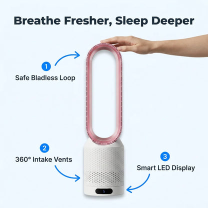 AirCool™ - Efficiently removes dust and pollen for fresher indoor air
