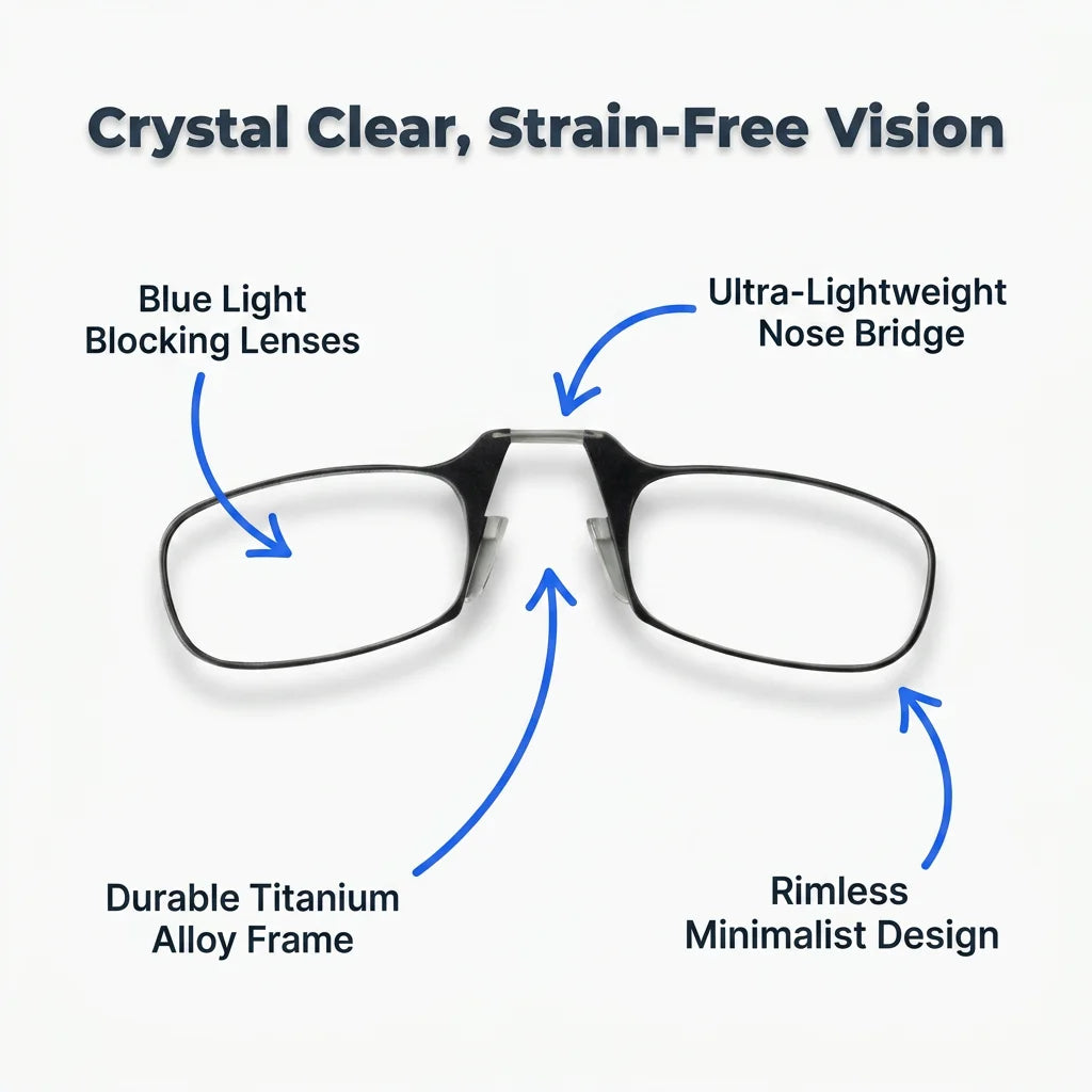 LightFit™ - Ultra-light ergonomic frame for all-day comfort