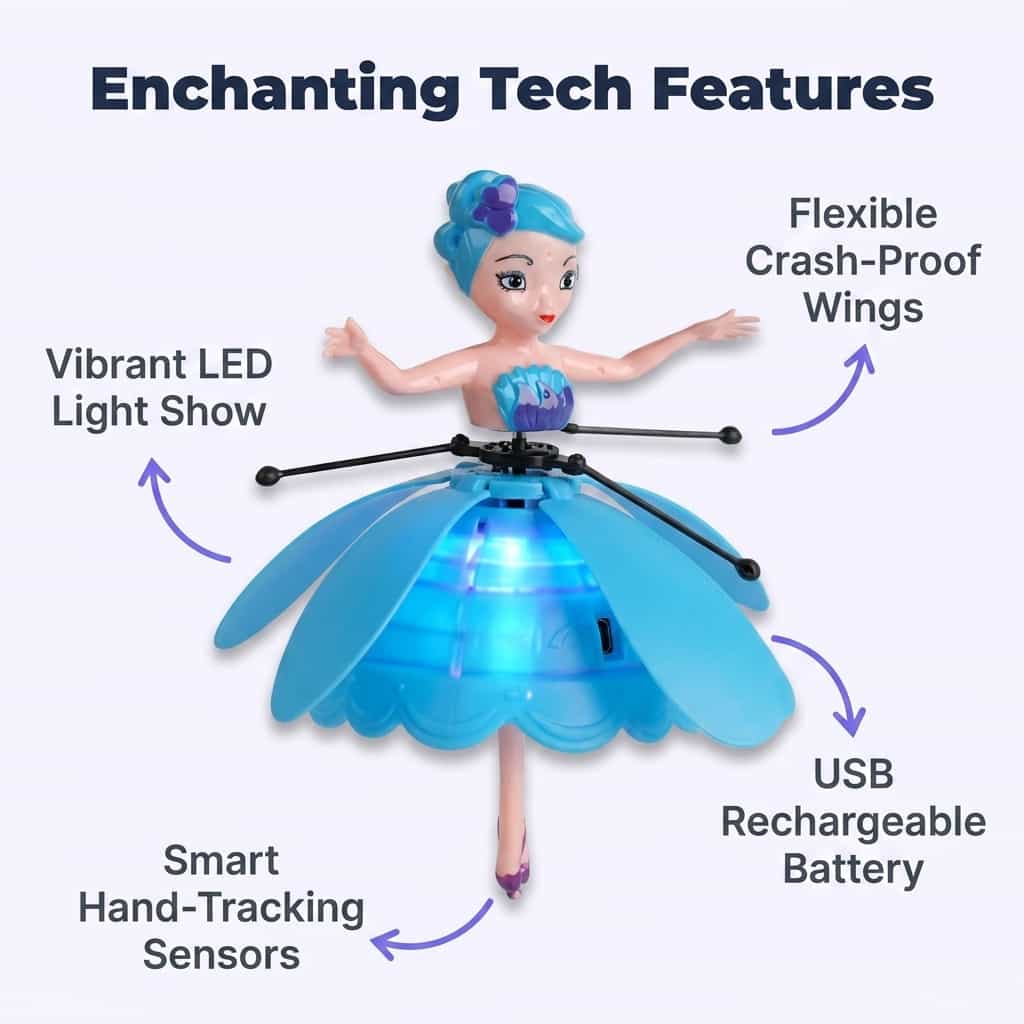 MagicFly™ - Jouet interactif de fée volante