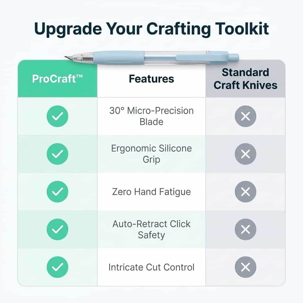 ProCraft™ - Corte Sem Esforço para Resultados Artísticos Impecáveis