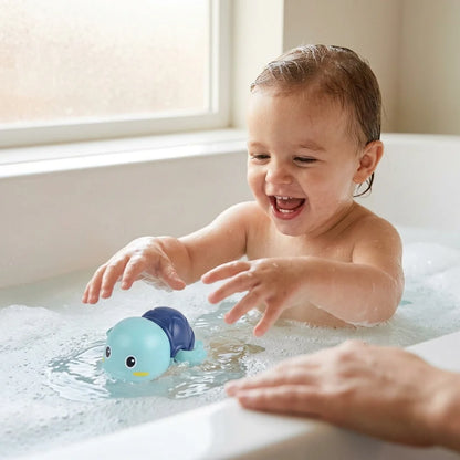 FunSplash™ - 3 Piece Wind-Up Swimming Turtle Bath Toy Set