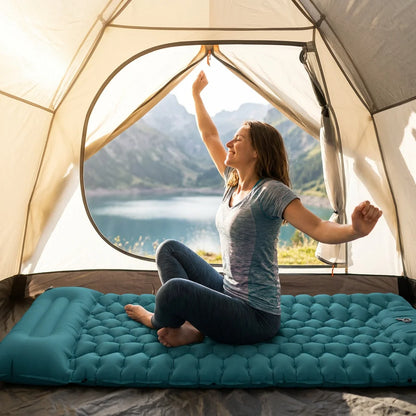 FlexBed™ - Ultralight and compact sleeping mat for every adventure