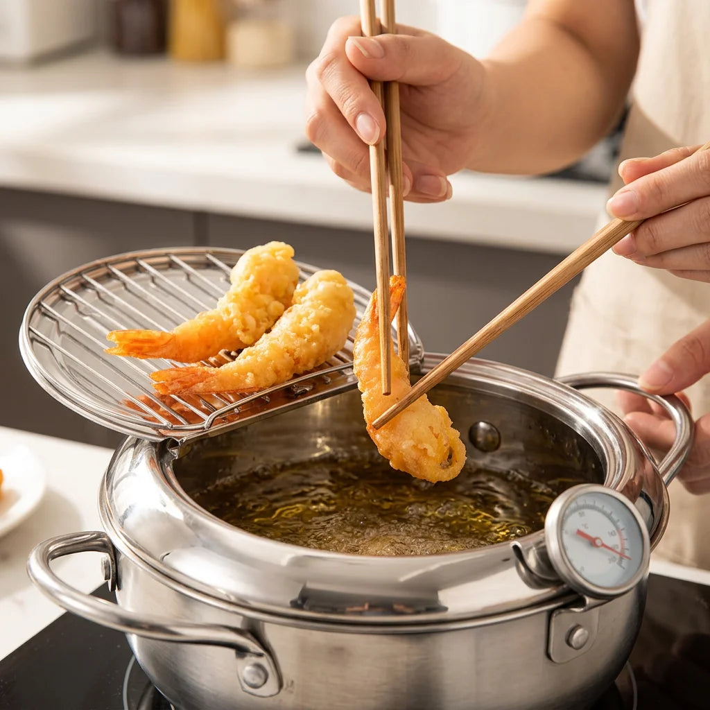 SmartFry™ - Precision temperature control for crispy restaurant-quality results
