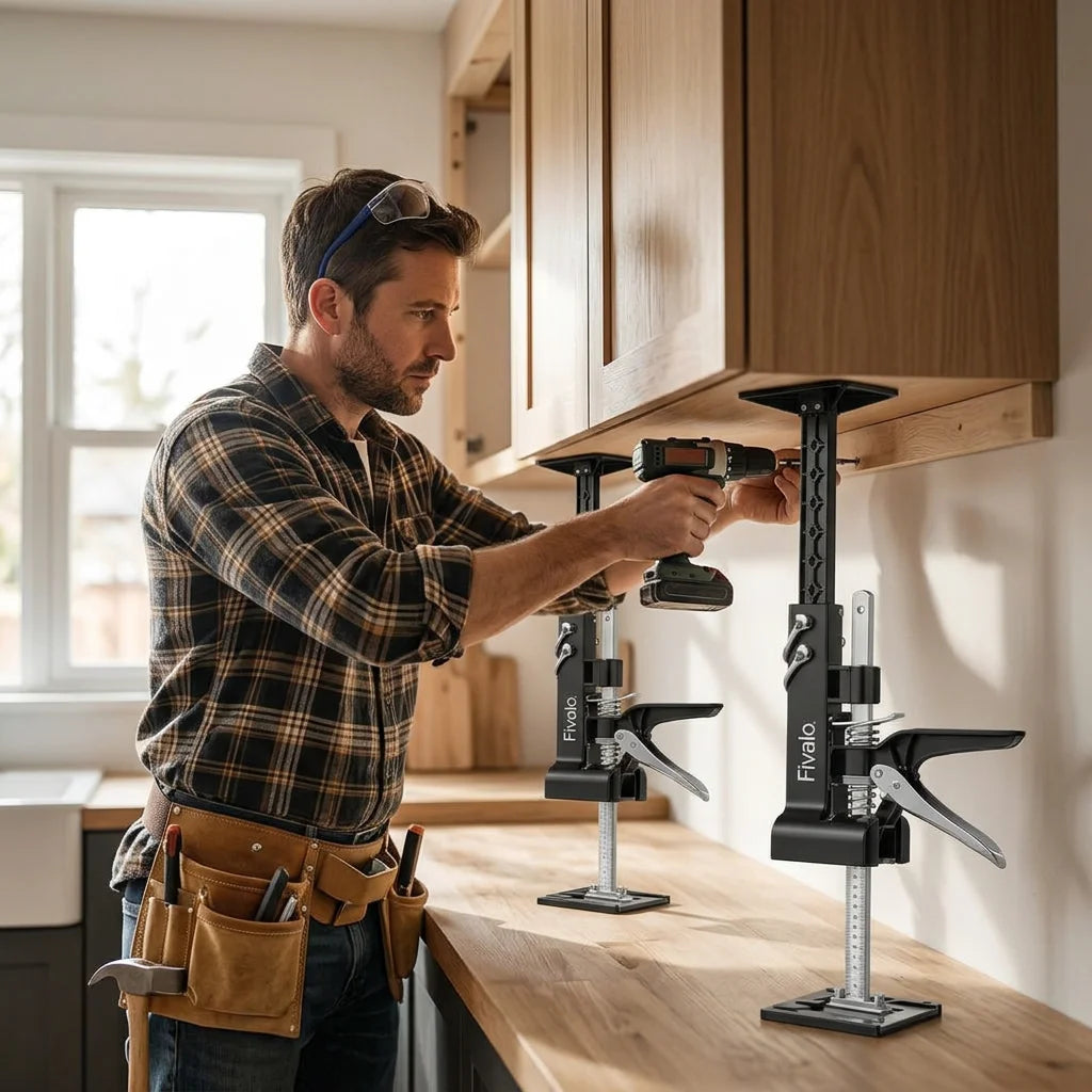 SteadyHold™ - Precision Height Adjustable Support for Solo Cabinet Assembly