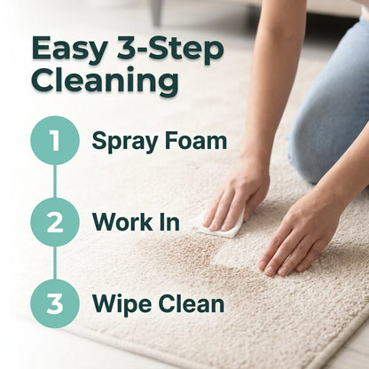 DryFoam™ - Waterless carpet stain remover for instant results