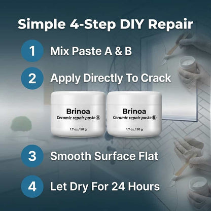 Ceramic Tile Repair Paste - Restore cracked tiles instantly