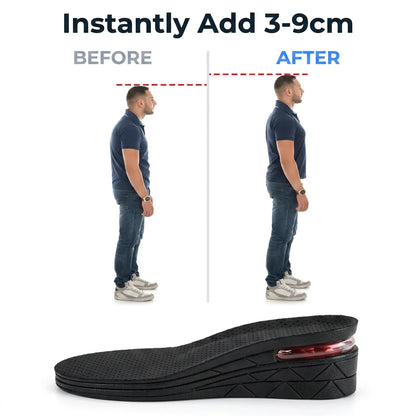 MaxLift™ - Adjustable height insoles for an instant boost