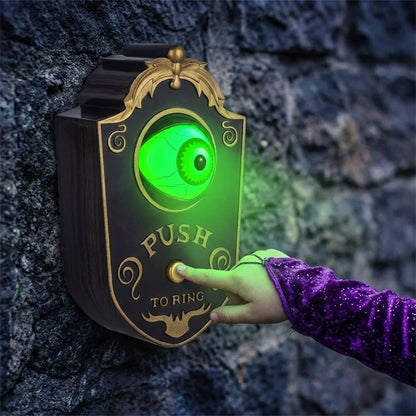 GhostEye™ - Interactive horror doorbell with moving eye and sound effects