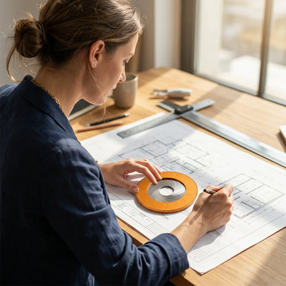 CircleLock™ - Bendable Compass and Round Ruler for Precise Circles