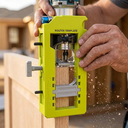 HingeGuide™ - Adjustable hinge routing template for perfect door installation