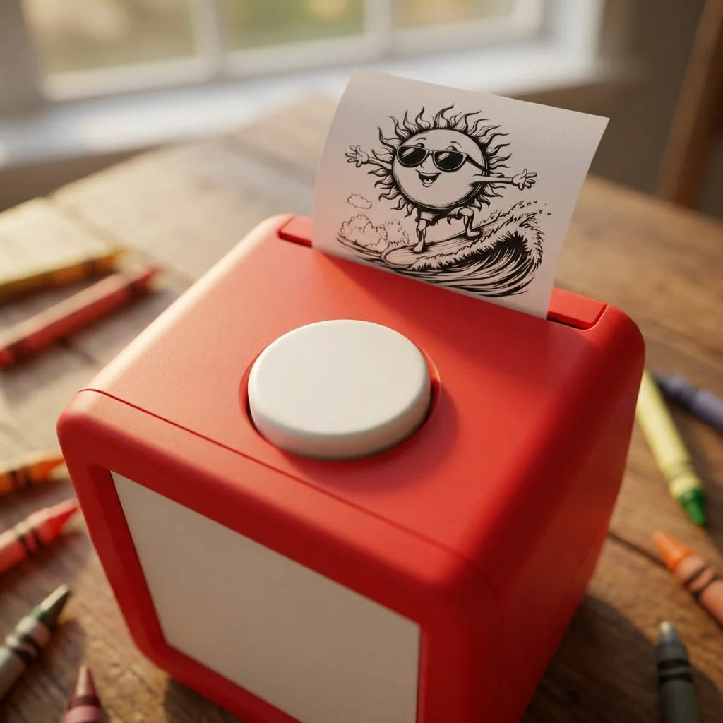 MiniPrint™ - Prenosná tlačiareň nálepiek pre deti