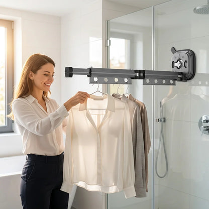 EasyMount™ - Space-saving foldable wall drying rack