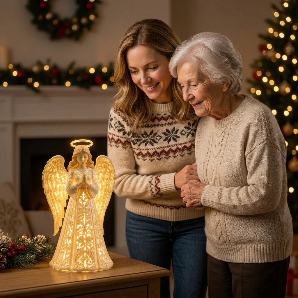PeaceAngel™ - Elegant LED Christmas angel for a cozy home