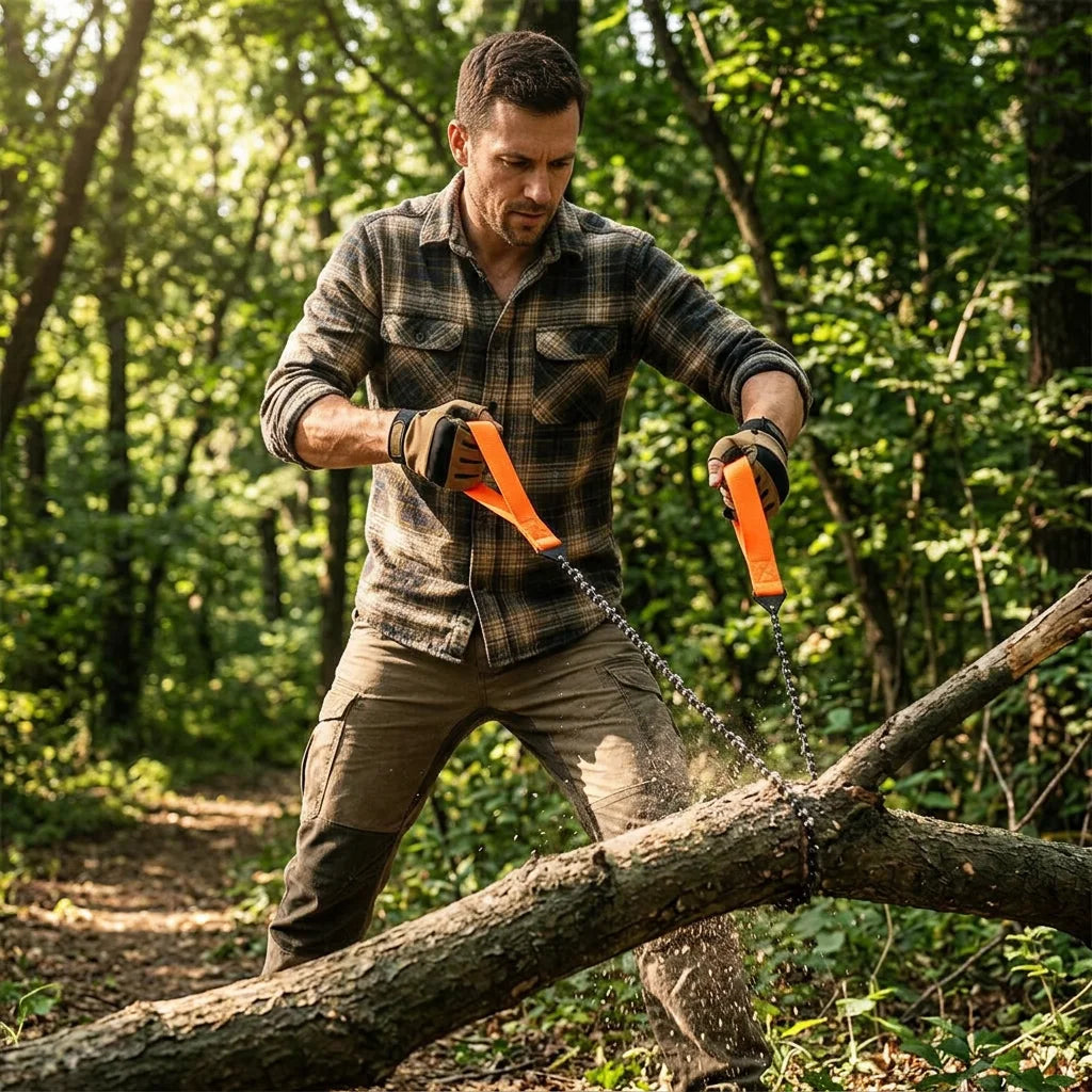SawBlaze™ - Ultra-Portable Steel Saw for Camping and Survival