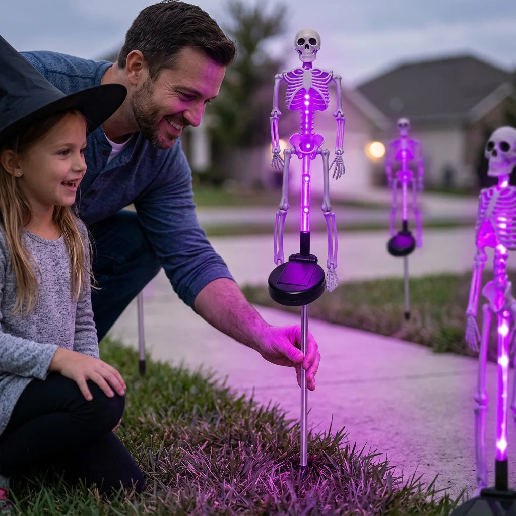 NightBone™ - Solar Powered Halloween Skeleton Stake Light