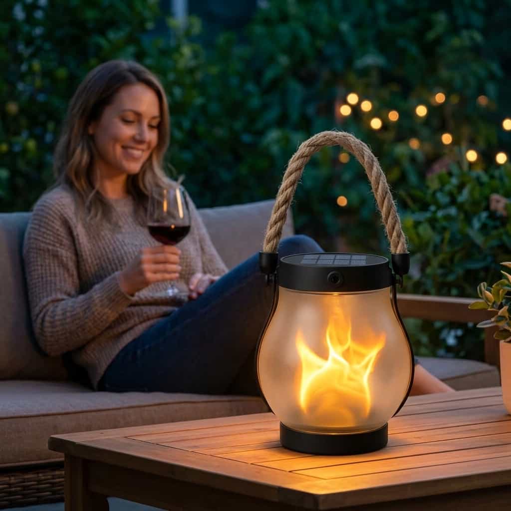 The EverFlame Solar Lantern - A Perfect Flame, Every Night – Castivaro