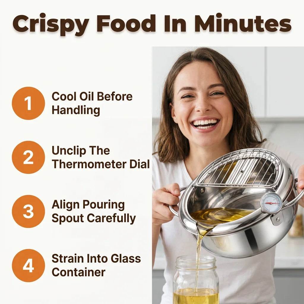SmartFry™ - Precision temperature control for crispy restaurant-quality results