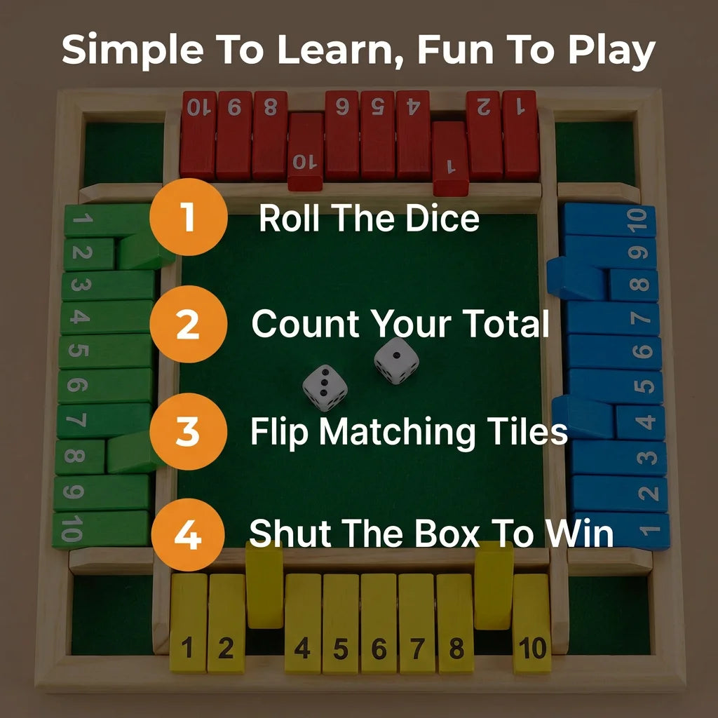 ProDice™ - Classic wooden math game for families
