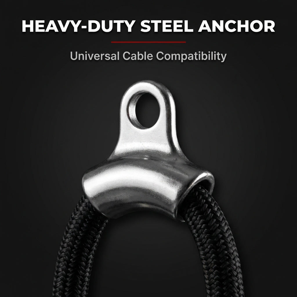 TriPull™ Tricep Rope with Ergonomic Handles