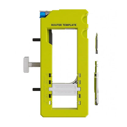HingeGuide™ - Adjustable hinge routing template for perfect door installation
