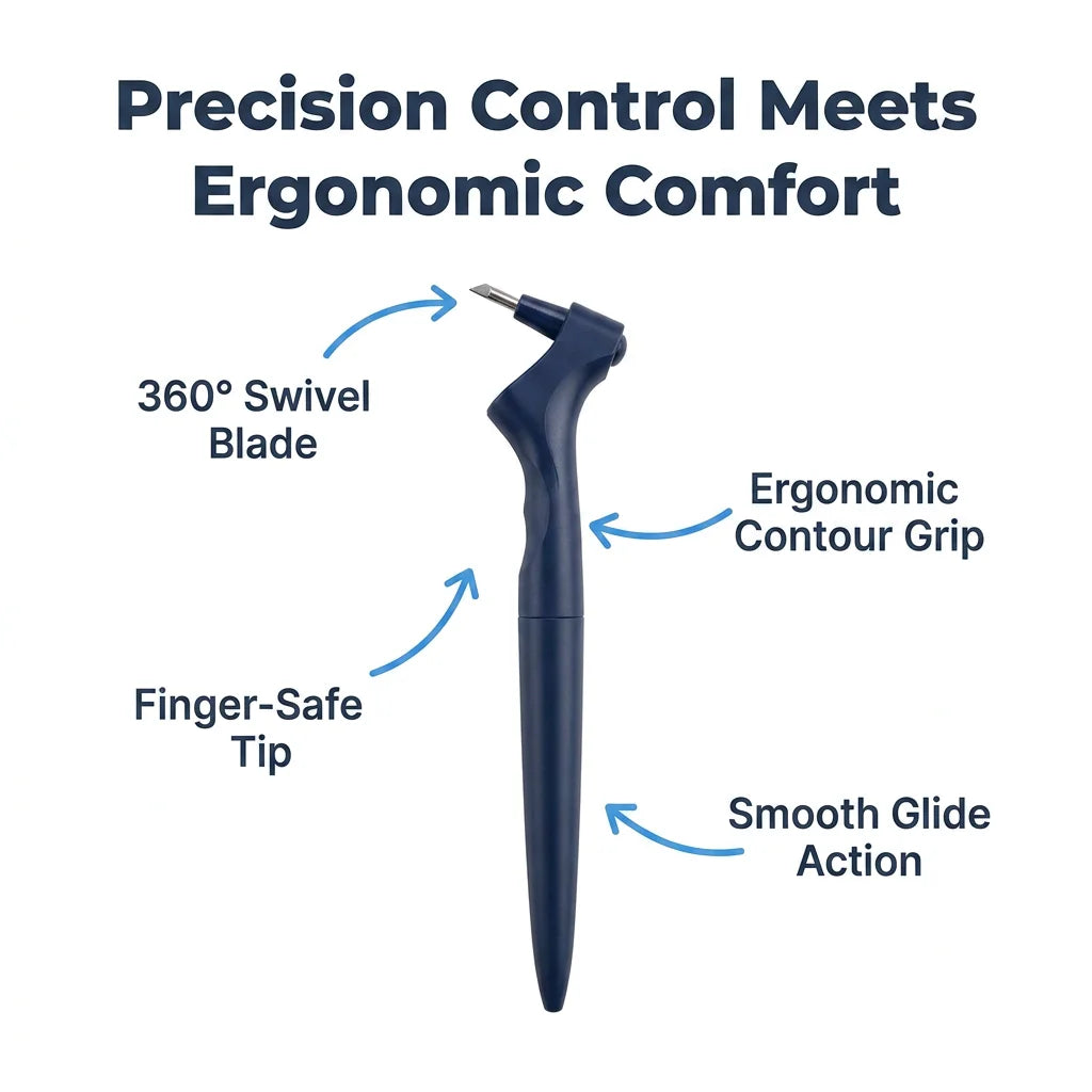 CraftPen™ - 360-degree rotating blade for effortless precision