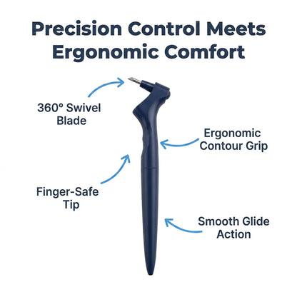 CraftPen™ - 360-degree rotating blade for effortless precision