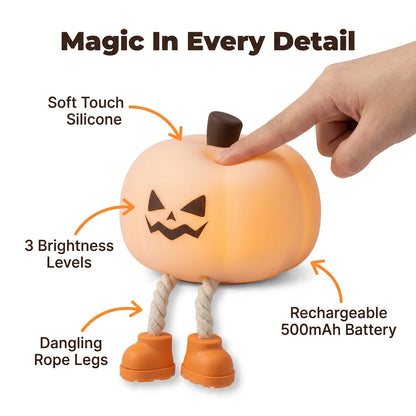 SpookGlow™ - Rechargeable Halloween bedside lamp with adjustable brightness