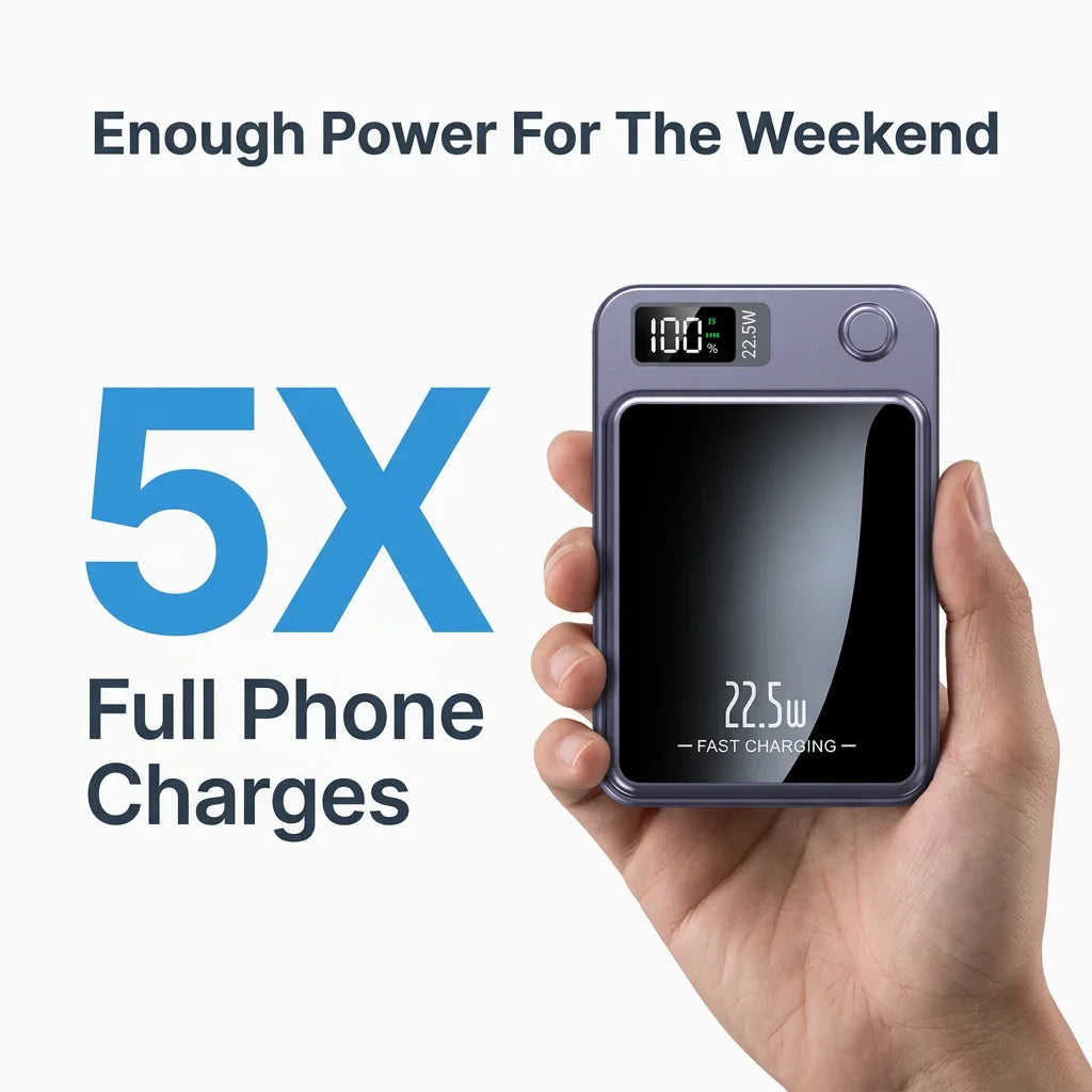 MaxPower™ - 20,000 mAh portable charger with 22.5W fast charging