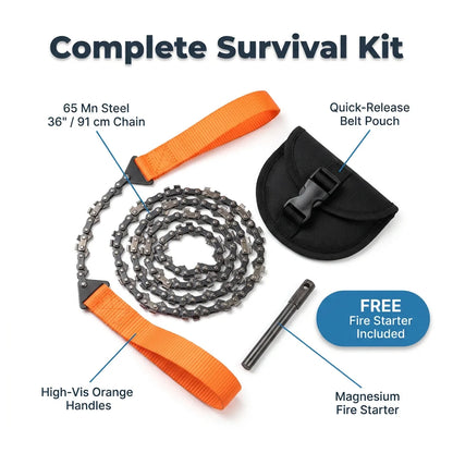 SawBlaze™ - Ultra-Portable Steel Saw for Camping and Survival