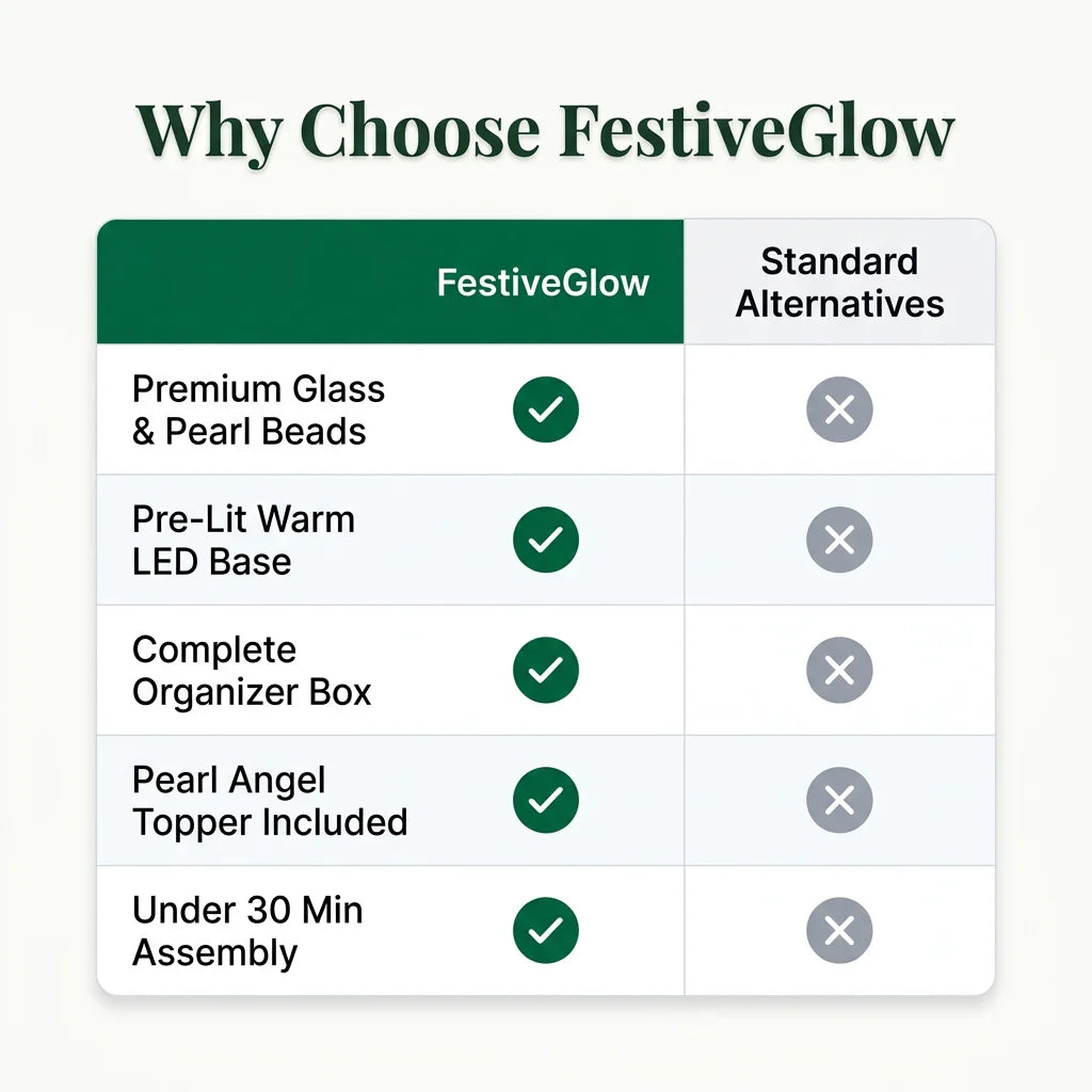 FestiveGlow™ - Complete All-in-One Holiday Tree Crafting Kit