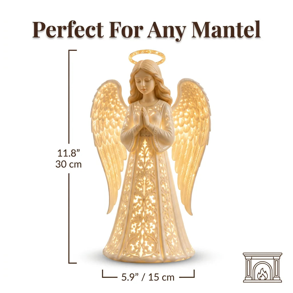 PeaceAngel™ - Elegant LED Christmas angel for a cozy home