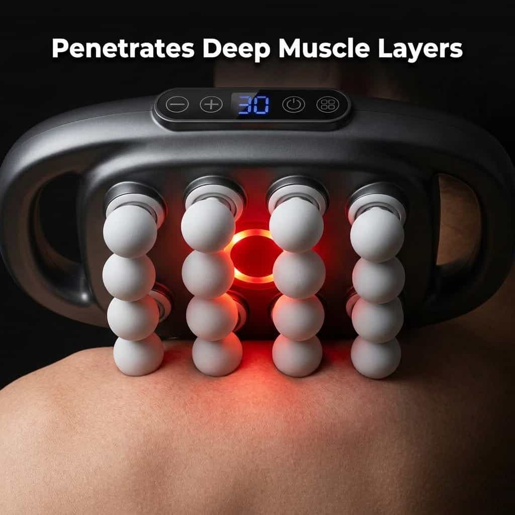 DeepRelax™ - Deep Tissue Massager with Heat