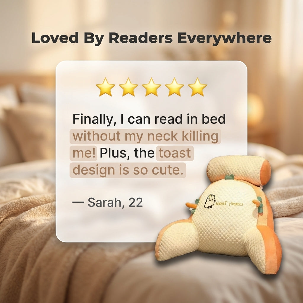 BackWell™ Ergonomic Reading Pillow