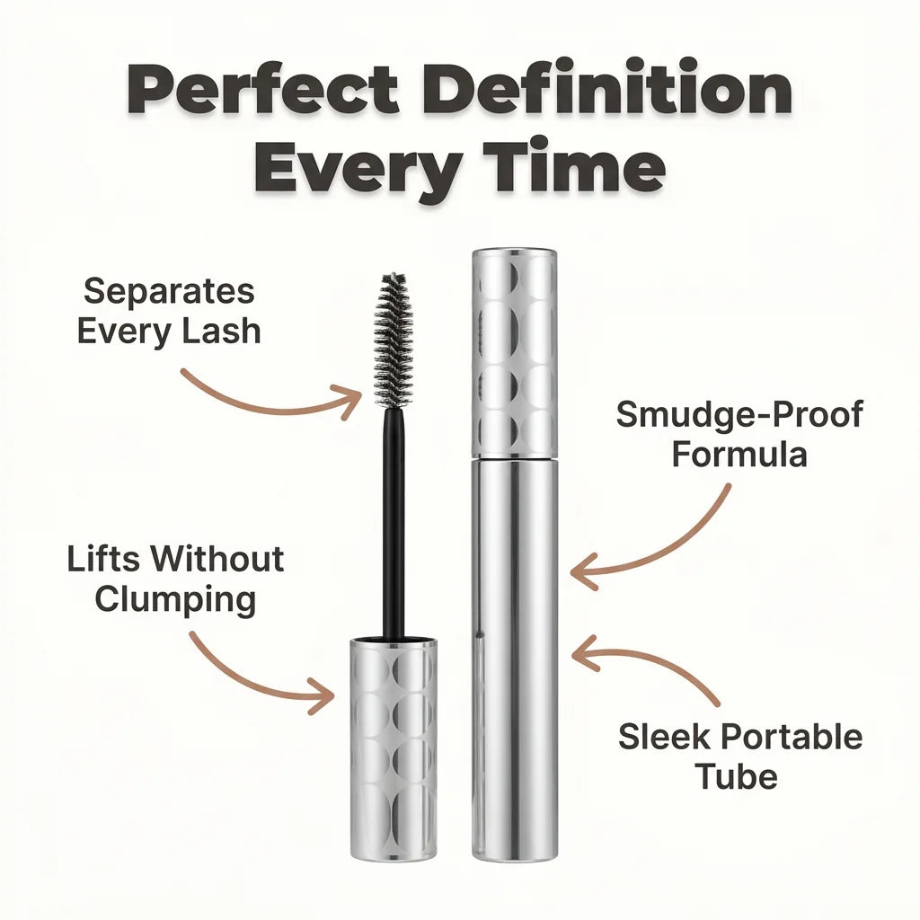 AquaLash™ - Smudge-proof waterproof mascara for all-day wear
