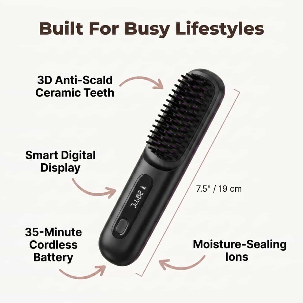 FrizzGuard™ - جهاز تصفيف لاسلكي ضد التجعد