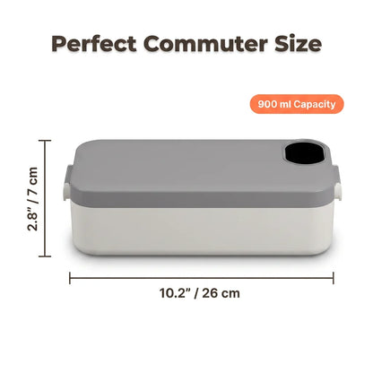 WarmBox™ - Portable stainless steel electric meal warmer for office and travel