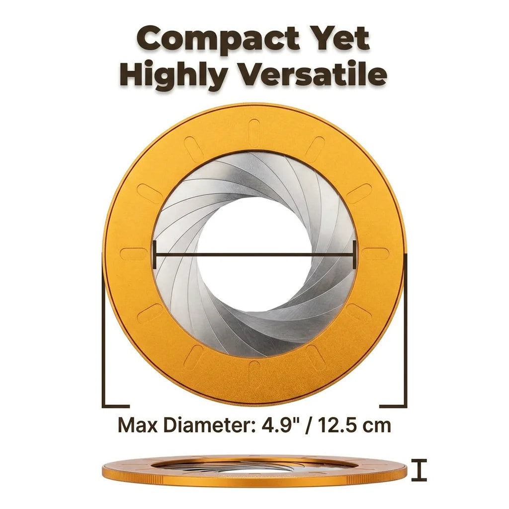 CircleLock™ - Bendable Compass and Round Ruler for Precise Circles