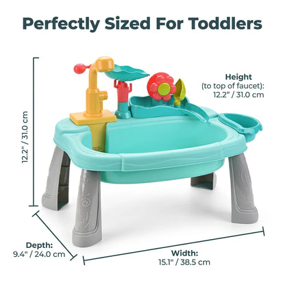 FunSink™ - 2-in-1 Pretend Kitchen and Fishing Water Table