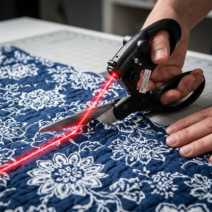 LaserGuide™ - Precision laser-guided metal scissors for perfect cuts