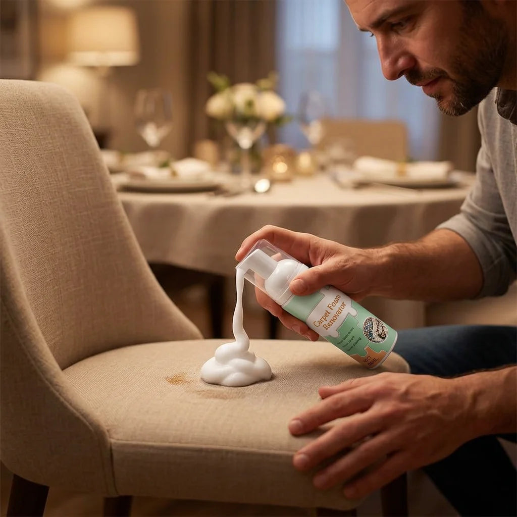 DryFoam™ - Waterless carpet stain remover for instant results