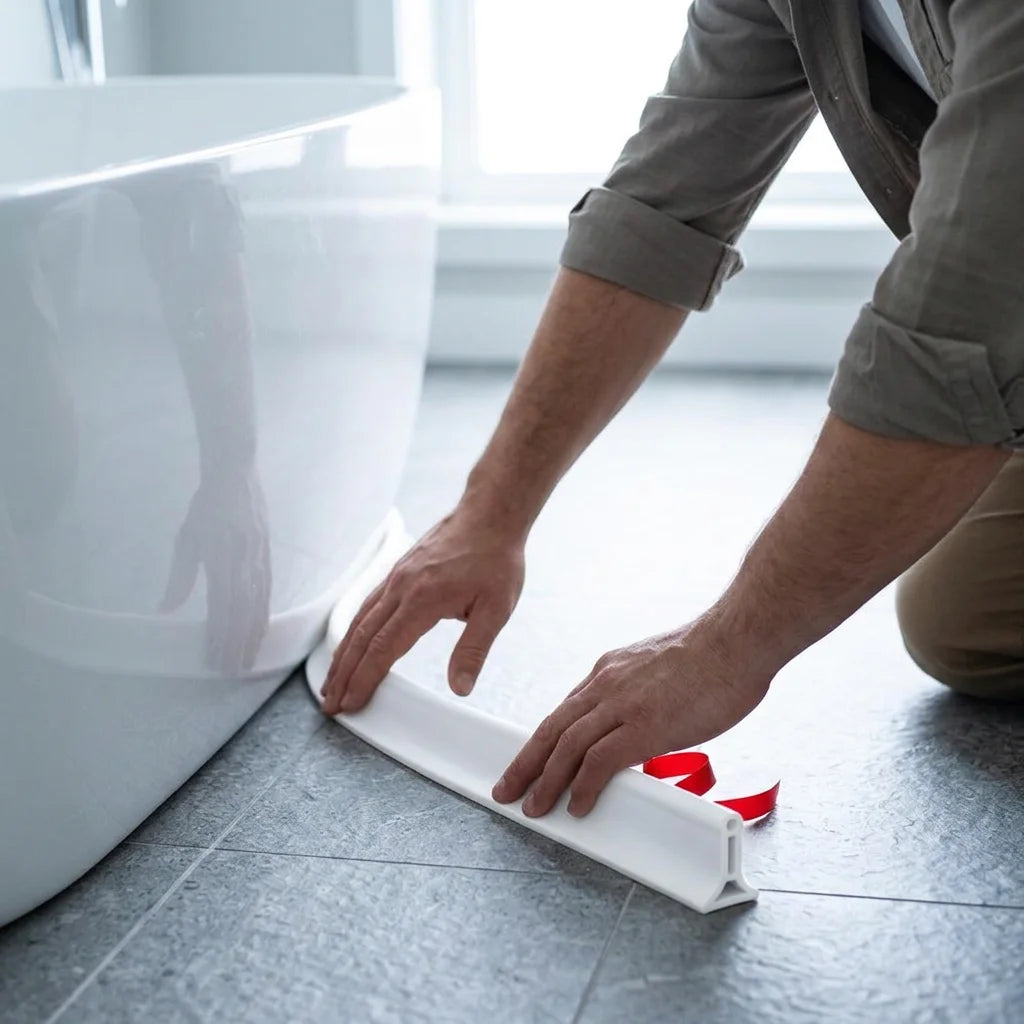 SplashShield™ - Flexible Bathroom Water Barrier