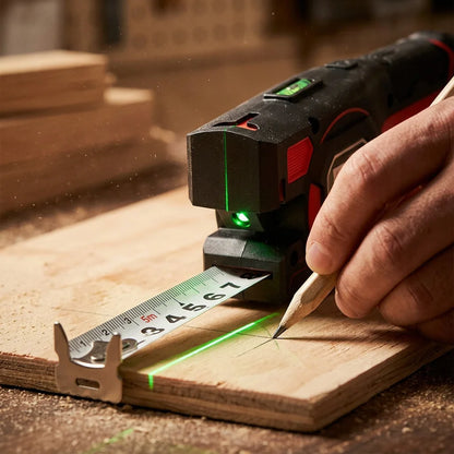 ProBeam™ - 2-in-1 laser tape measure with integrated level
