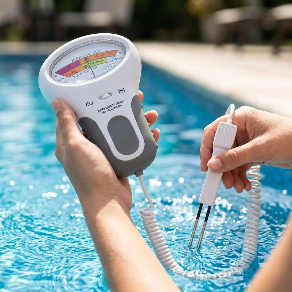 AquaTest™ - Digital pH and Chlorine Water Quality Tester