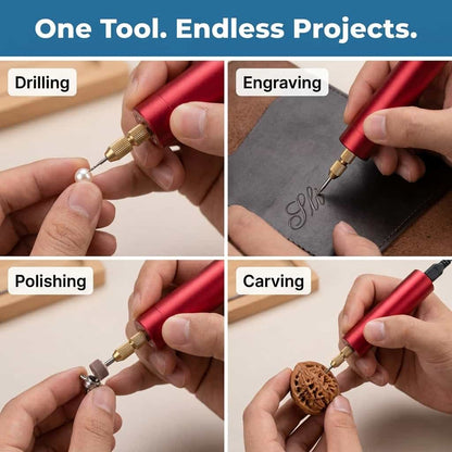 MiniDrill™ - Utensile di Precisione Senza Fili per il Fai-da-Te