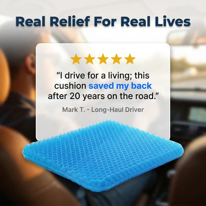 CoolGel™ - Medical-grade gel seat cushion for superior pressure relief