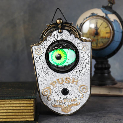 GhostEye™ - Interactive horror doorbell with moving eye and sound effects