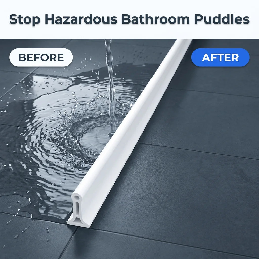SplashShield™ - Flexible Bathroom Water Barrier