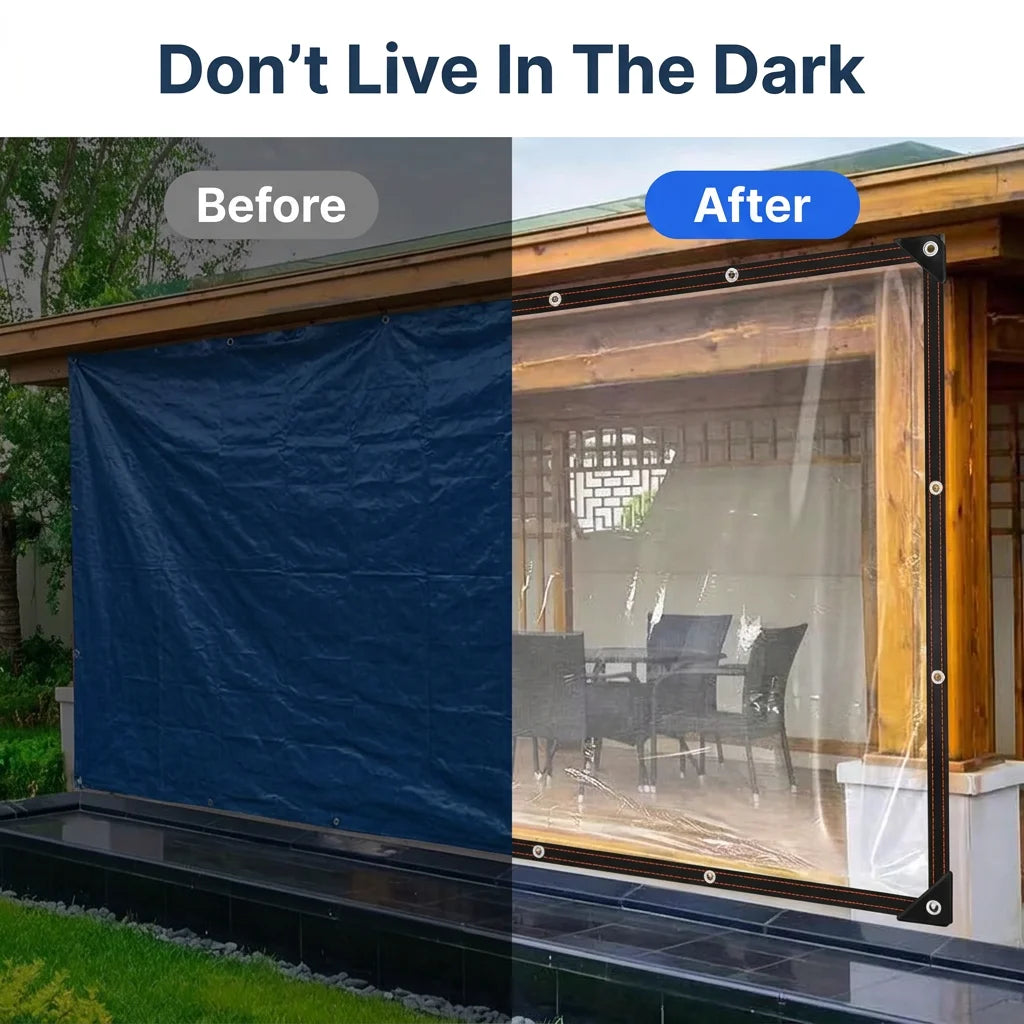 RainBlock™ - Transparent Weather Protection for Gardens and Patios