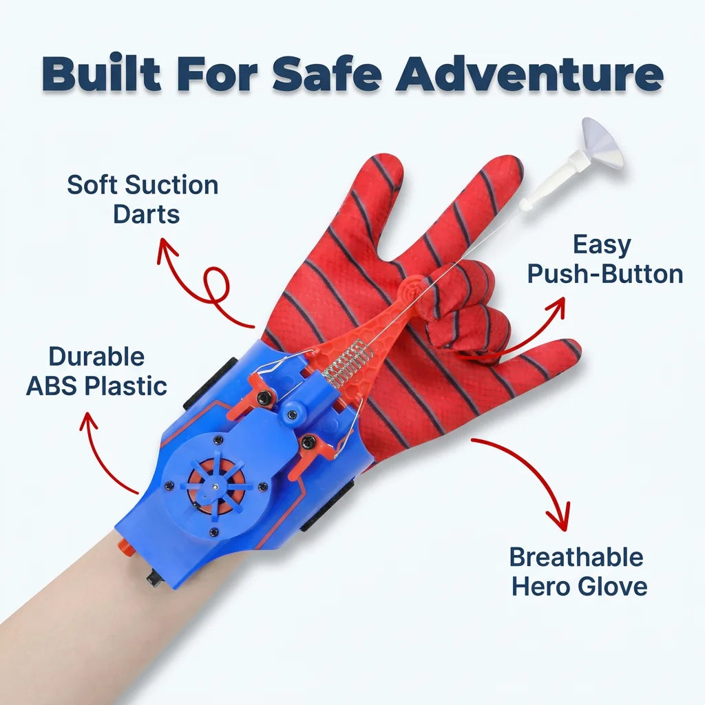 WebBlast™ - Ultimate Superhero Wrist Launcher for Active Play