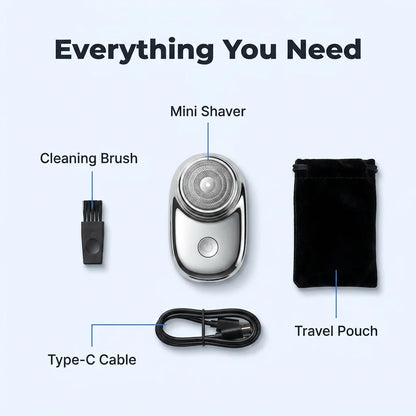 Portable Mini Electric Shaver - Compact Pocket Grooming